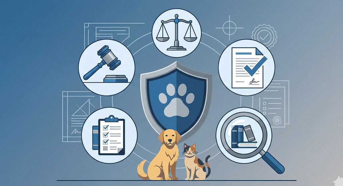 ペットビジネス法規制のイラスト