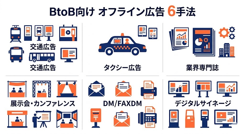 BtoBオフライン広告6手法