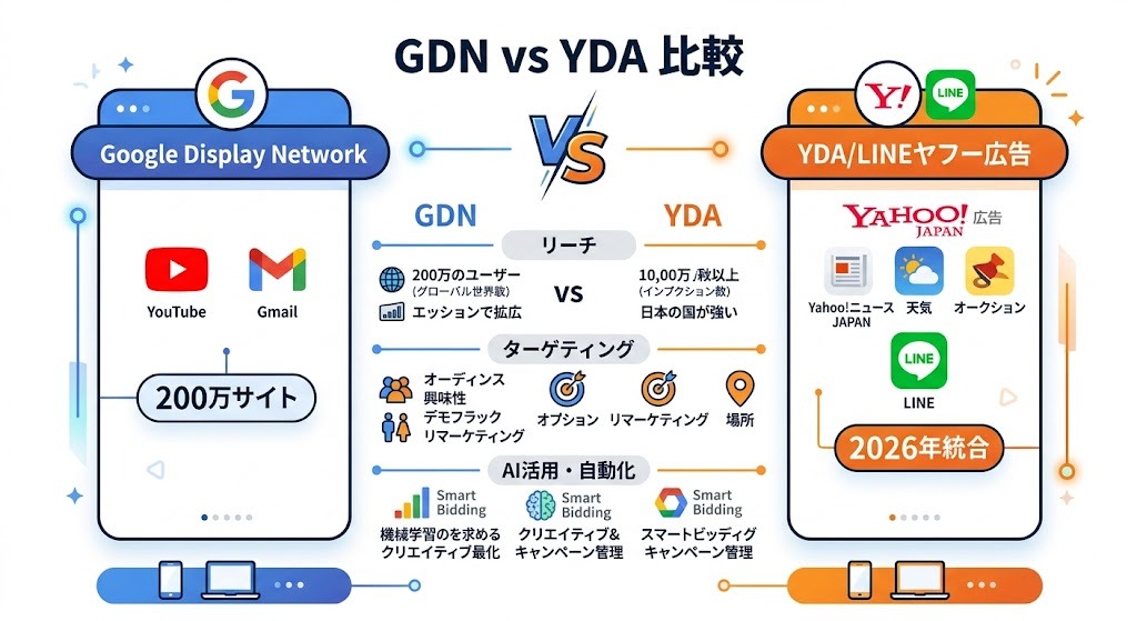ディスプレイ広告のデメリットと対策を示す図解