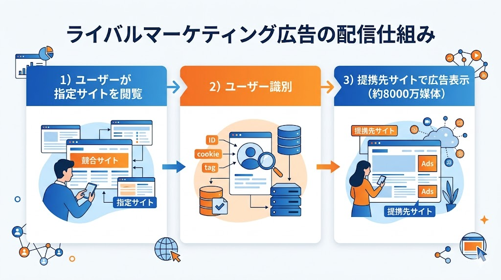 ライバルマーケティング広告の配信仕組み