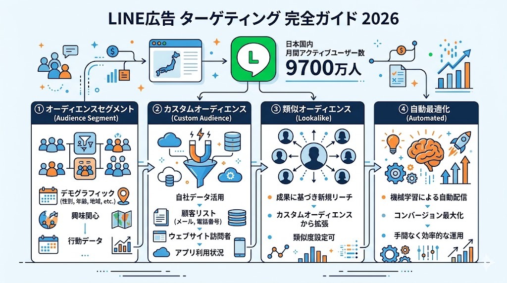 LINE広告 ターゲティング 完全ガイド 2026