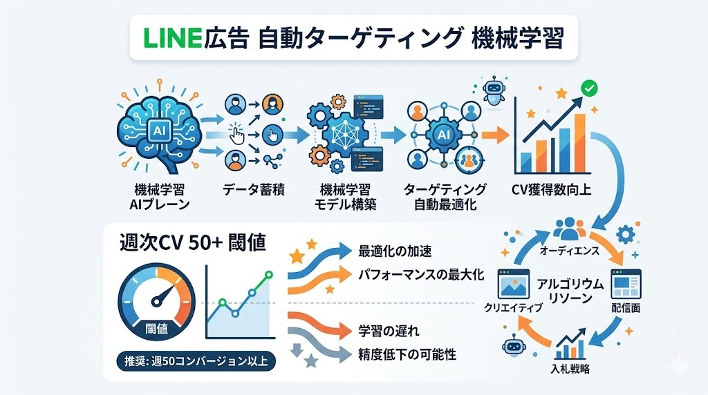 LINE広告 自動ターゲティング 機械学習