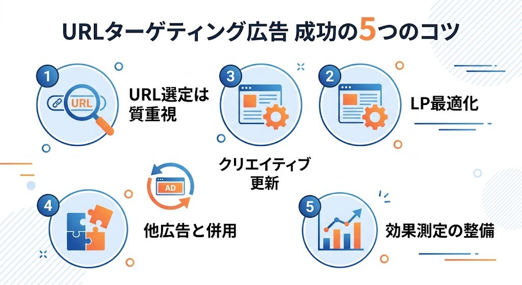 指定URLターゲティング広告を成功させる5つのコツ