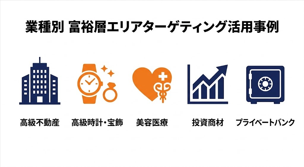 業種別 富裕層エリアターゲティング活用事例5選