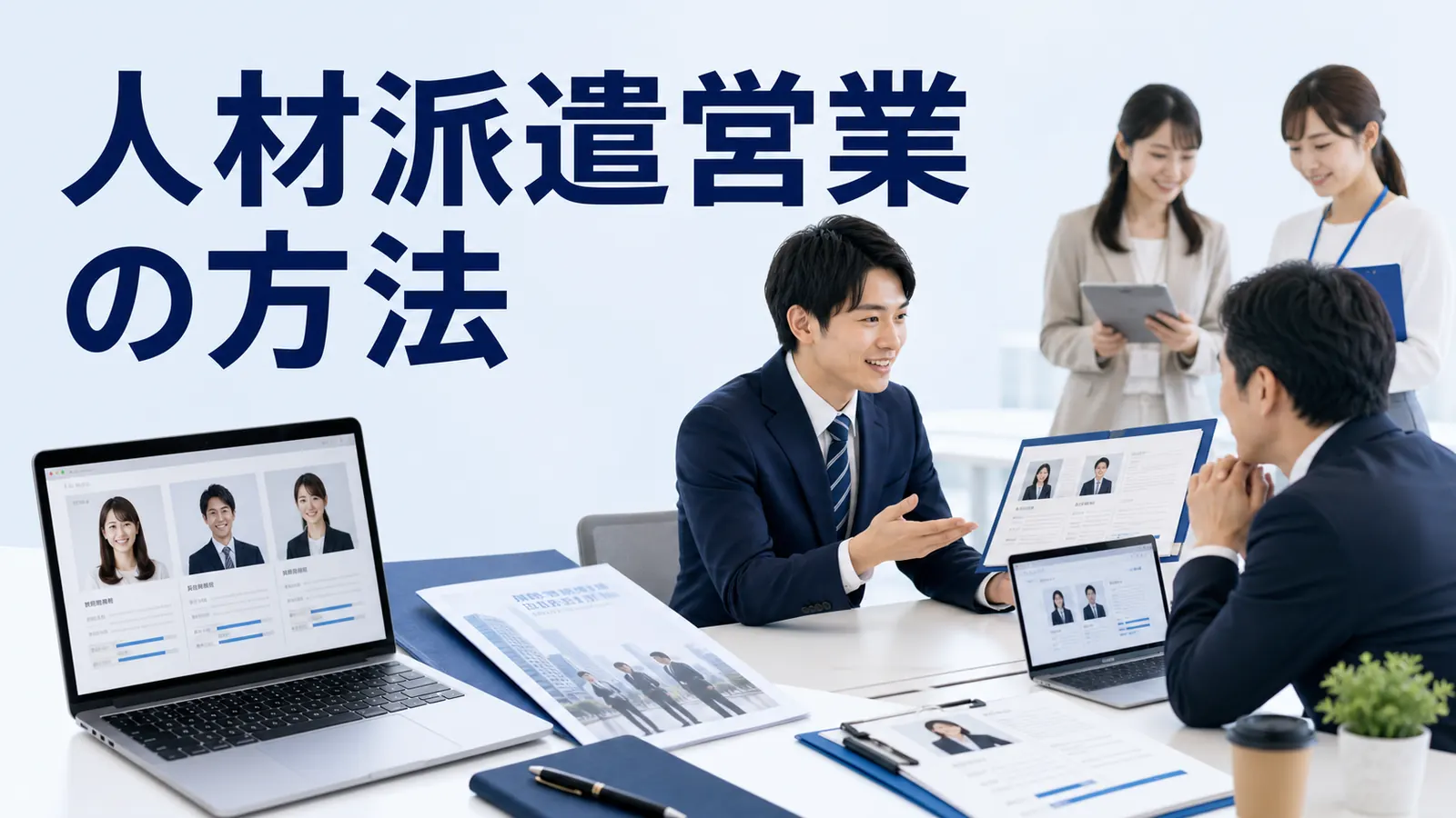 人材派遣営業の方法｜新規開拓・商談化・案件獲得の実践策