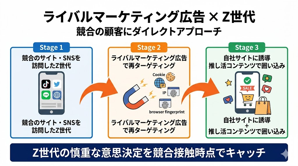 ライバルマーケティング × Z世代 連携図