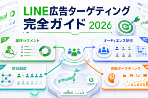 LINE広告ターゲティング完全ガイド2026 アイキャッチ Image 2.0図解