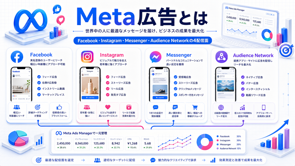Meta広告とは 4配信面 Image 2.0図解