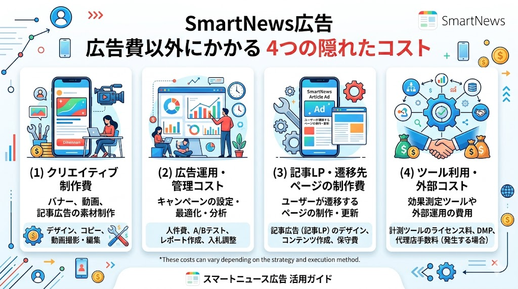 広告費以外にかかる4つのコスト構造