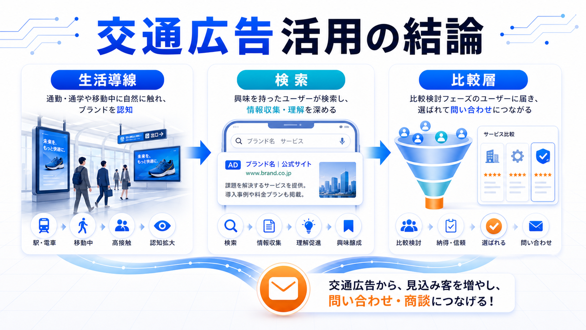 交通広告 結論 基礎 実務 判断 image2.0図解