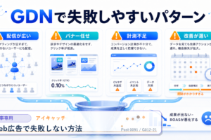 Web広告で失敗しない方法 アイキャッチ 記事専用Image 2.0図解