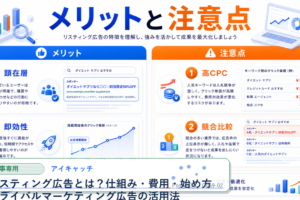 リスティング広告とは？仕組み・費用・始め方とライバルマーケティング広告の活用法 アイキャッチ 記事専用Image 2.0図解