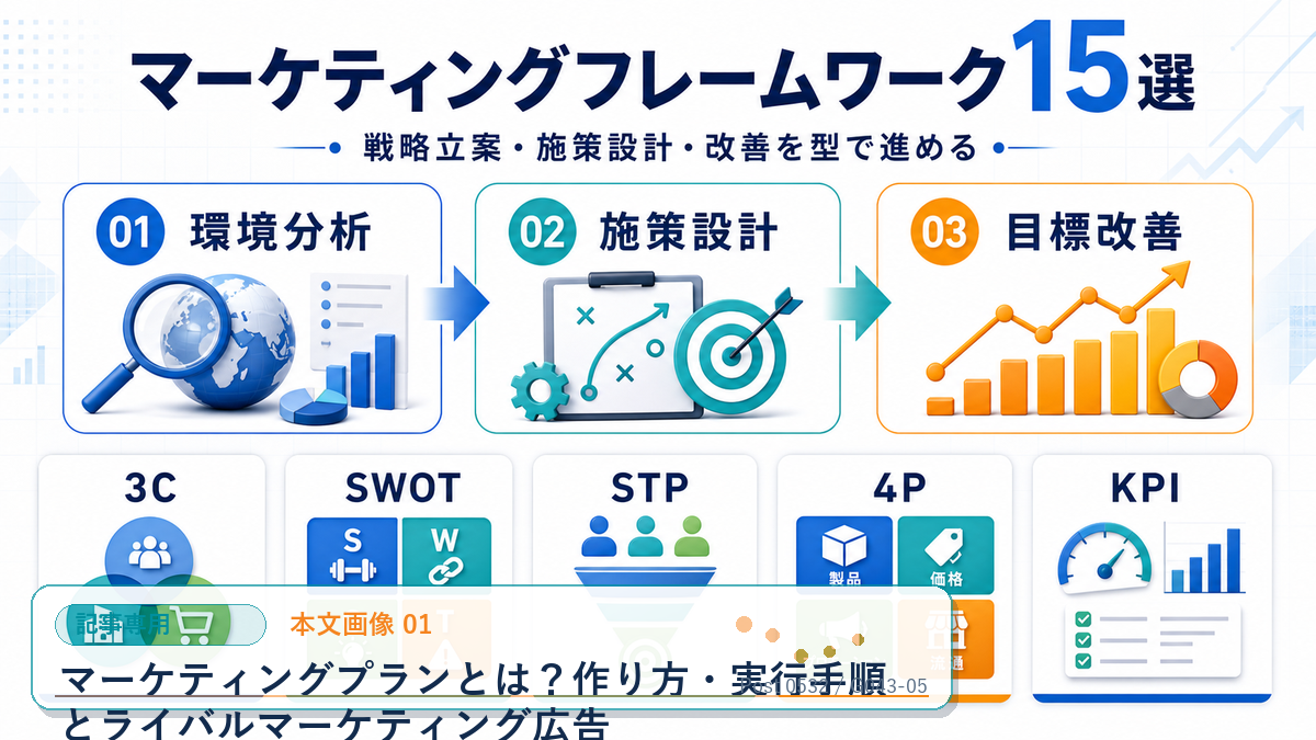 マーケティングプランとは?作り方・実行手順とライバルマーケティング広告 本文画像 01 記事専用Image 2.0図解