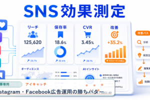 Instagram・Facebook広告運用の勝ちパターン アイキャッチ 記事専用Image 2.0図解