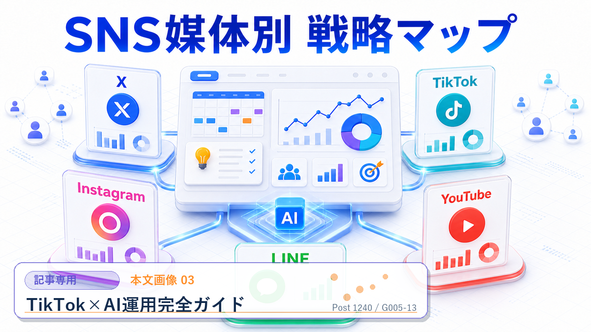 TikTok×AI運用完全ガイド 本文画像 03 記事専用Image 2.0図解