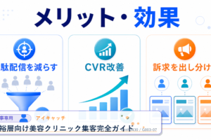 富裕層向け美容クリニック集客完全ガイド アイキャッチ 記事専用Image 2.0図解