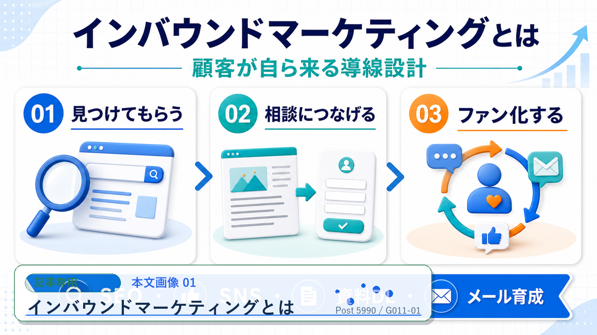 インバウンドマーケティングとは 本文画像 01 記事専用Image 2.0図解