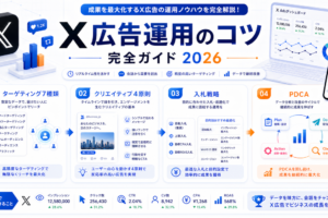 X広告運用のコツ完全ガイド2026 アイキャッチ Image 2.0図解