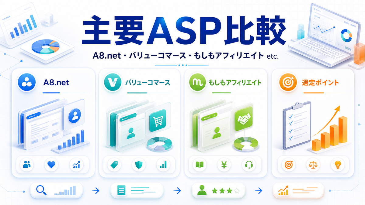 主要ASPの比較ポイントを整理したImage 2.0図解