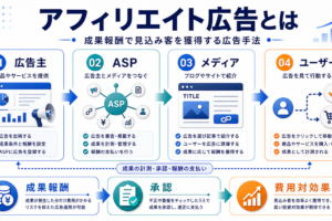 アフィリエイト広告の仕組みと費用対効果を整理したImage 2.0図解