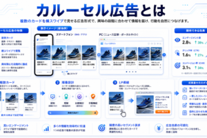 カルーセル広告とは 複数カード 順番設計 LP導線 image2.0図解