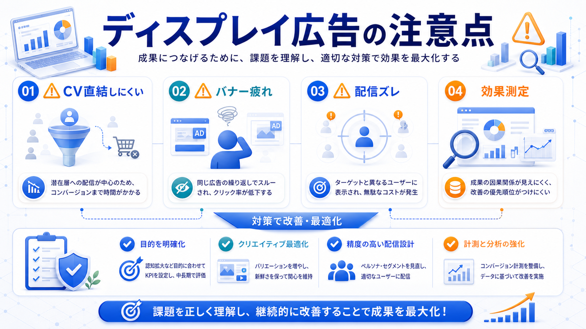 ディスプレイ広告の注意点を整理したImage 2.0図解