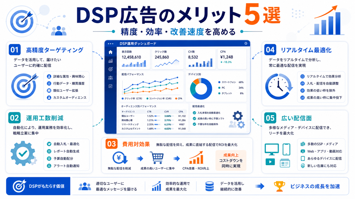 DSP広告のメリット5選