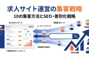 求人サイト運営の集客戦略 10の集客方法とSEO差別化戦略