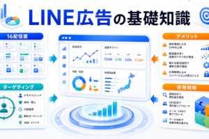 LINE広告の基礎知識を16配信面とターゲティングの観点で整理したImage 2.0図解
