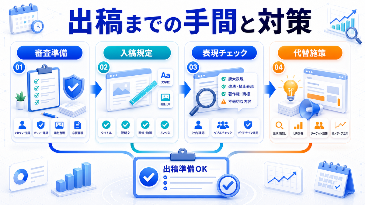 LINE広告の出稿までの手間と対策を整理したImage 2.0図解
