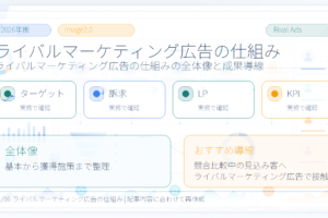 ライバルマーケティング広告の仕組みとは？競合サイト訪問者へ届ける考え方と活用法 アイキャッチ Image 2.0図解