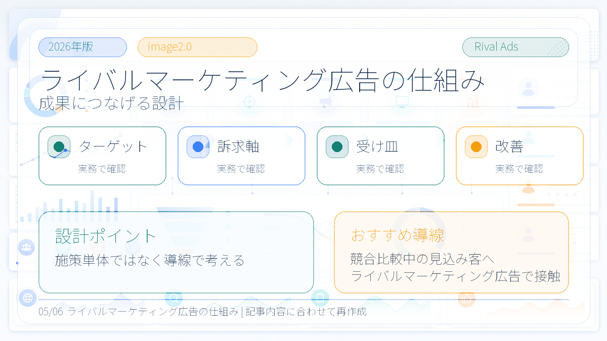 ライバルマーケティング広告の仕組みとは？競合サイト訪問者へ届ける考え方と活用法 本文画像 04 Image 2.0図解