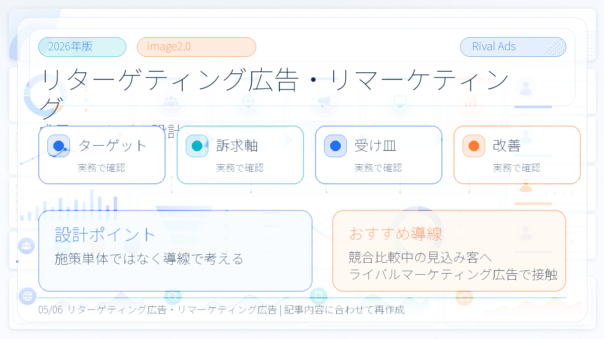 リターゲティング広告・リマーケティング広告とは?Cookie規制後の代替策とライバルマーケティング広告 本文画像 04 Image 2.0図解
