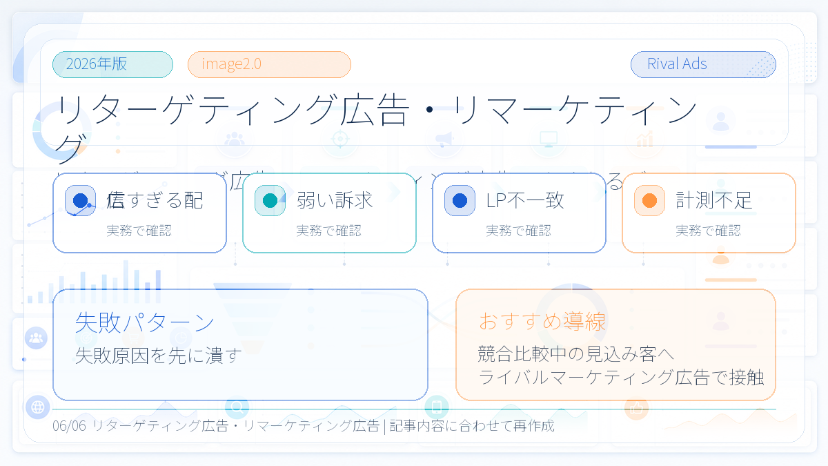 リターゲティング広告・リマーケティング広告とは?Cookie規制後の代替策とライバルマーケティング広告 本文画像 05 Image 2.0図解