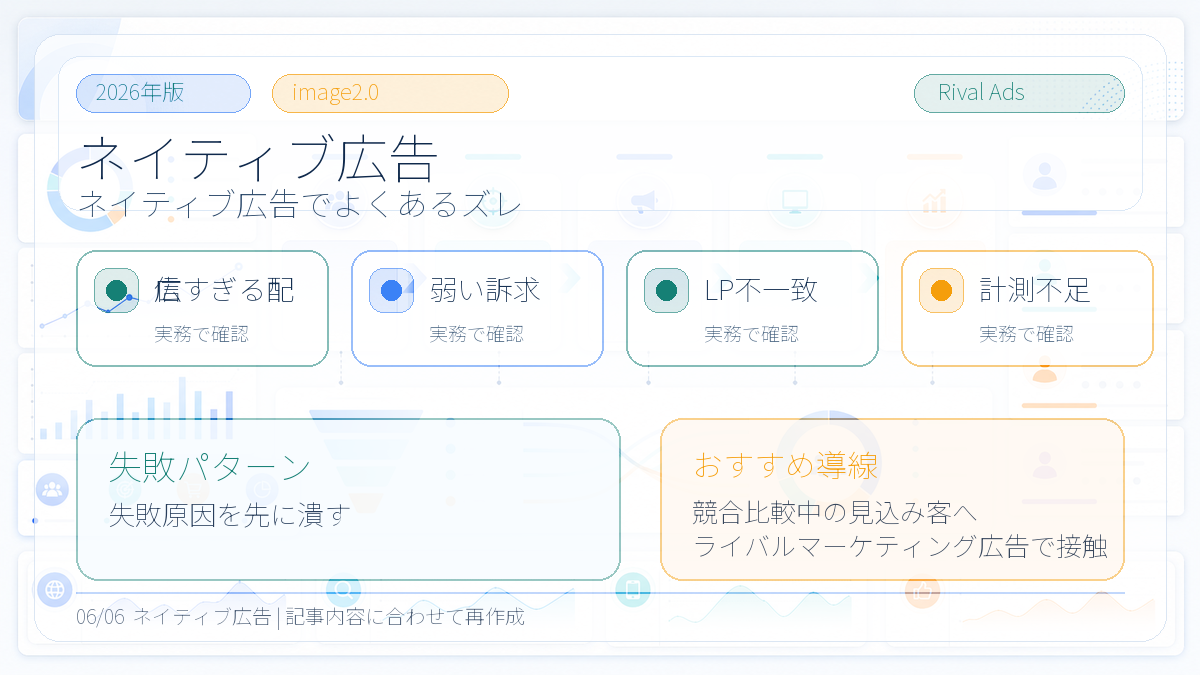 ネイティブ広告とは？種類・費用・注意点とライバルマーケティング広告 本文画像 05 Image 2.0図解