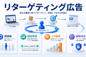 リターゲティング広告・リマーケティング広告とは？Cookie規制後の代替策とライバルマーケティング広告 アイキャッチ Image 2.0図解