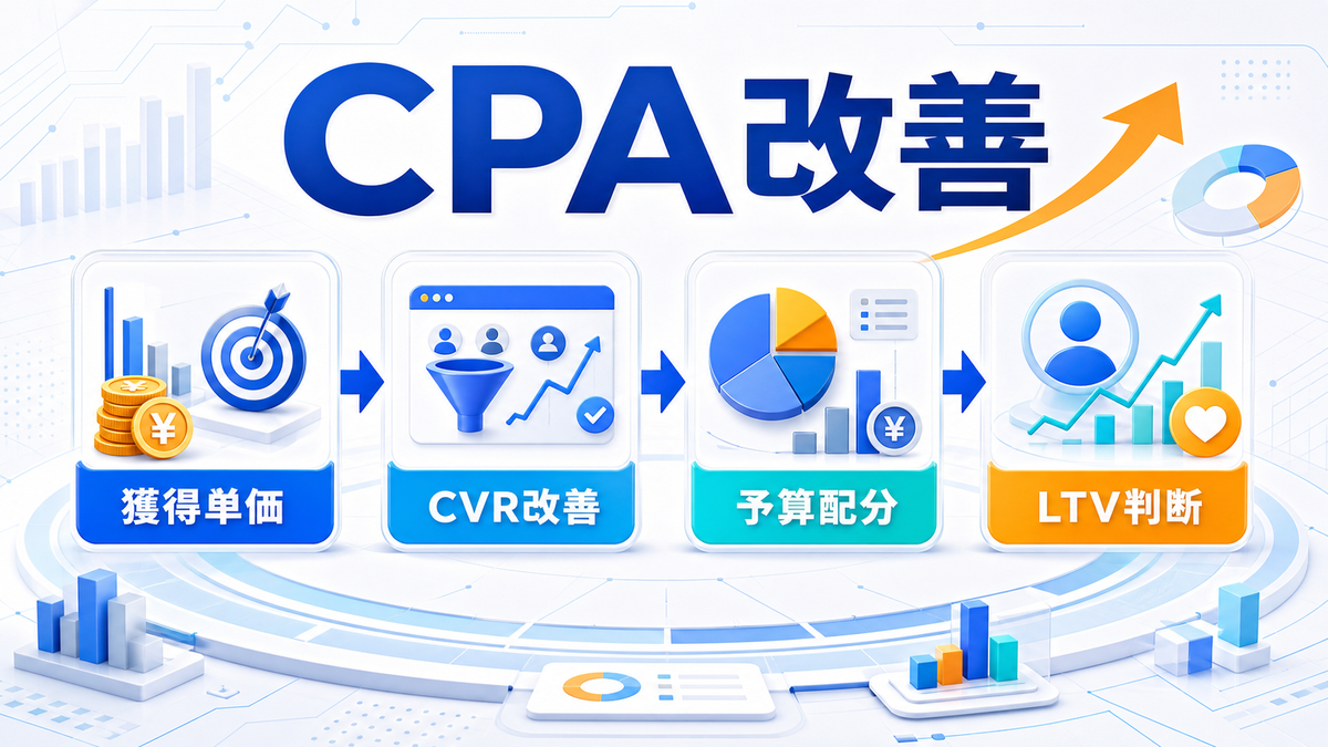 CPAとは？広告運用での目標設定・改善方法とライバルマーケティング広告 アイキャッチ Image 2.0図解