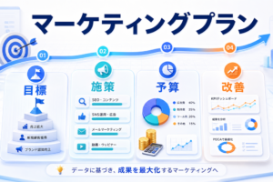 マーケティングプランとは?作り方・実行手順とライバルマーケティング広告 アイキャッチ Image 2.0図解
