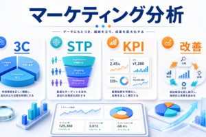 マーケティング分析とは?代表手法・進め方とライバルマーケティング広告 アイキャッチ Image 2.0図解