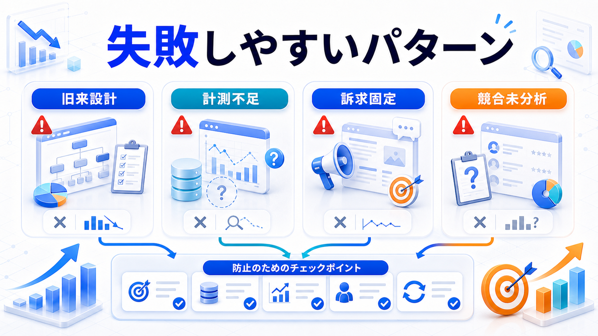 ポストコロナ後のWeb広告戦略で失敗しやすいパターンを整理したImage 2.0図解
