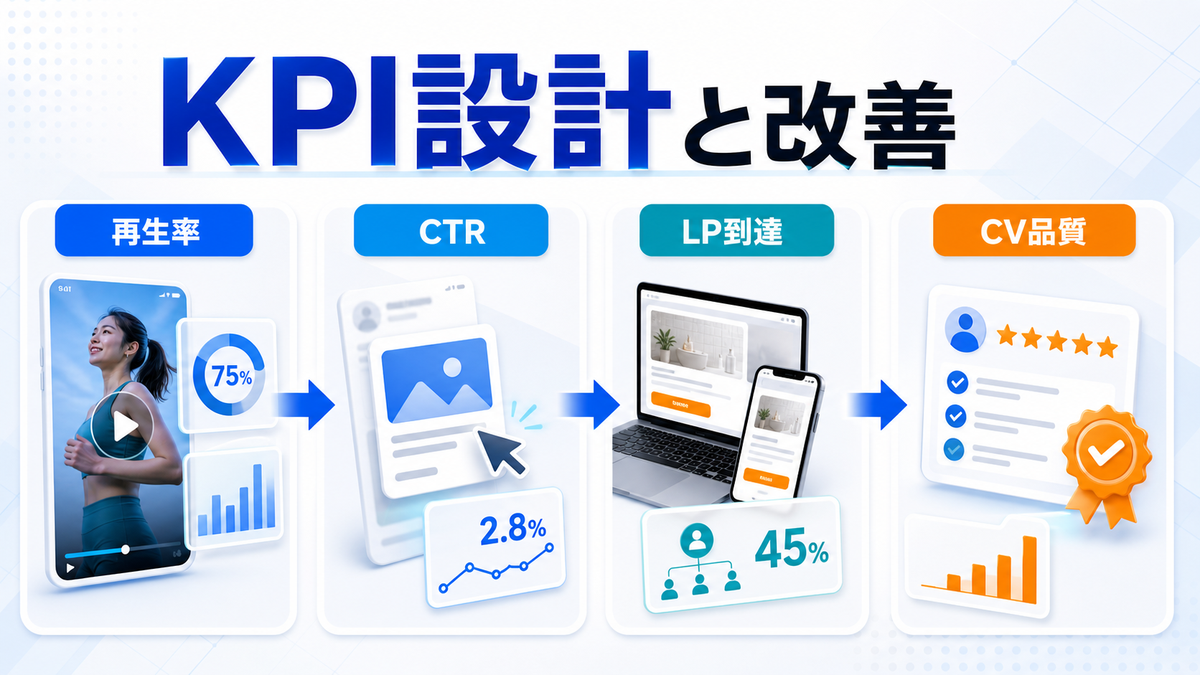 リール広告の効果測定とKPI設計のimage2.0図解