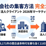 派遣会社の集客方法 完全ガイド 求職者と法人クライアント獲得の全体像