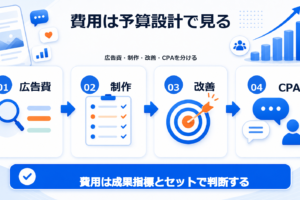費用は予算設計で見るの要点を整理した図解