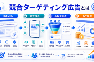 競合ターゲティング広告とは何かを指定URLと比較検討層の観点で整理したImage 2.0図解
