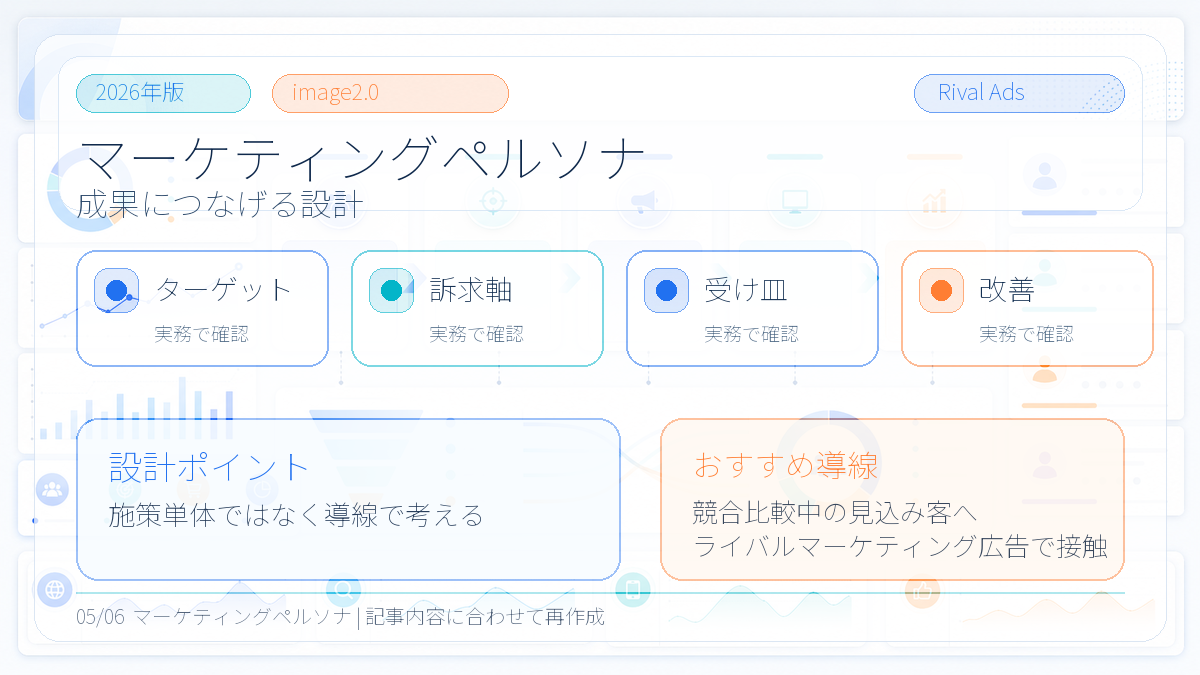 【2026年最新】ペルソナの設定方法とカスタマージャーニーマップの作り方｜AI活用の実践ガイド 図解04
