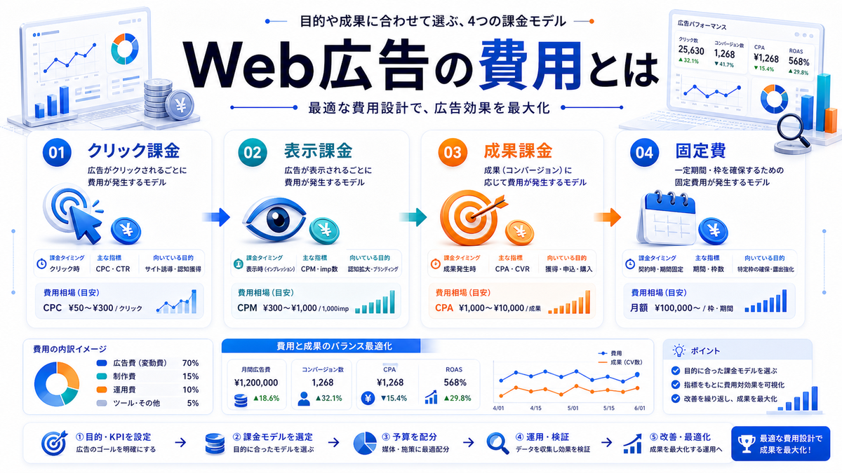 Web広告の費用とは Image 2.0図解