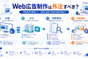 Web広告制作は外注すべきか判断基準を整理したImage 2.0図解