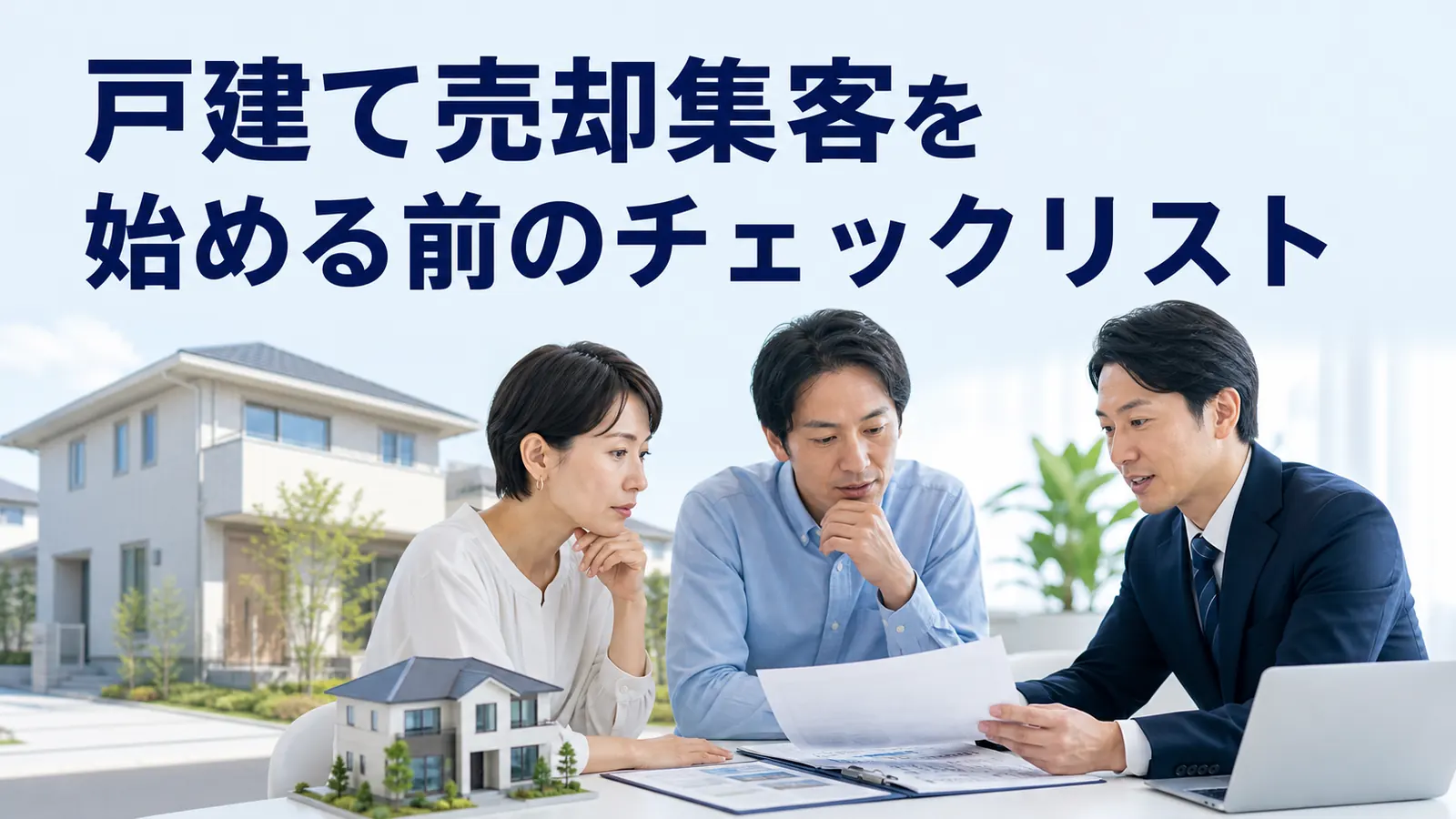 戸建て売却集客を始める前のチェックリスト