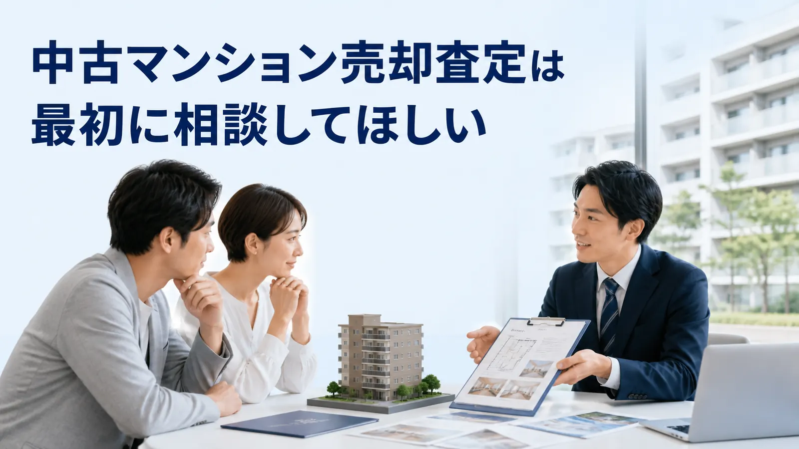 中古マンション売却査定は最初に相談してほしい