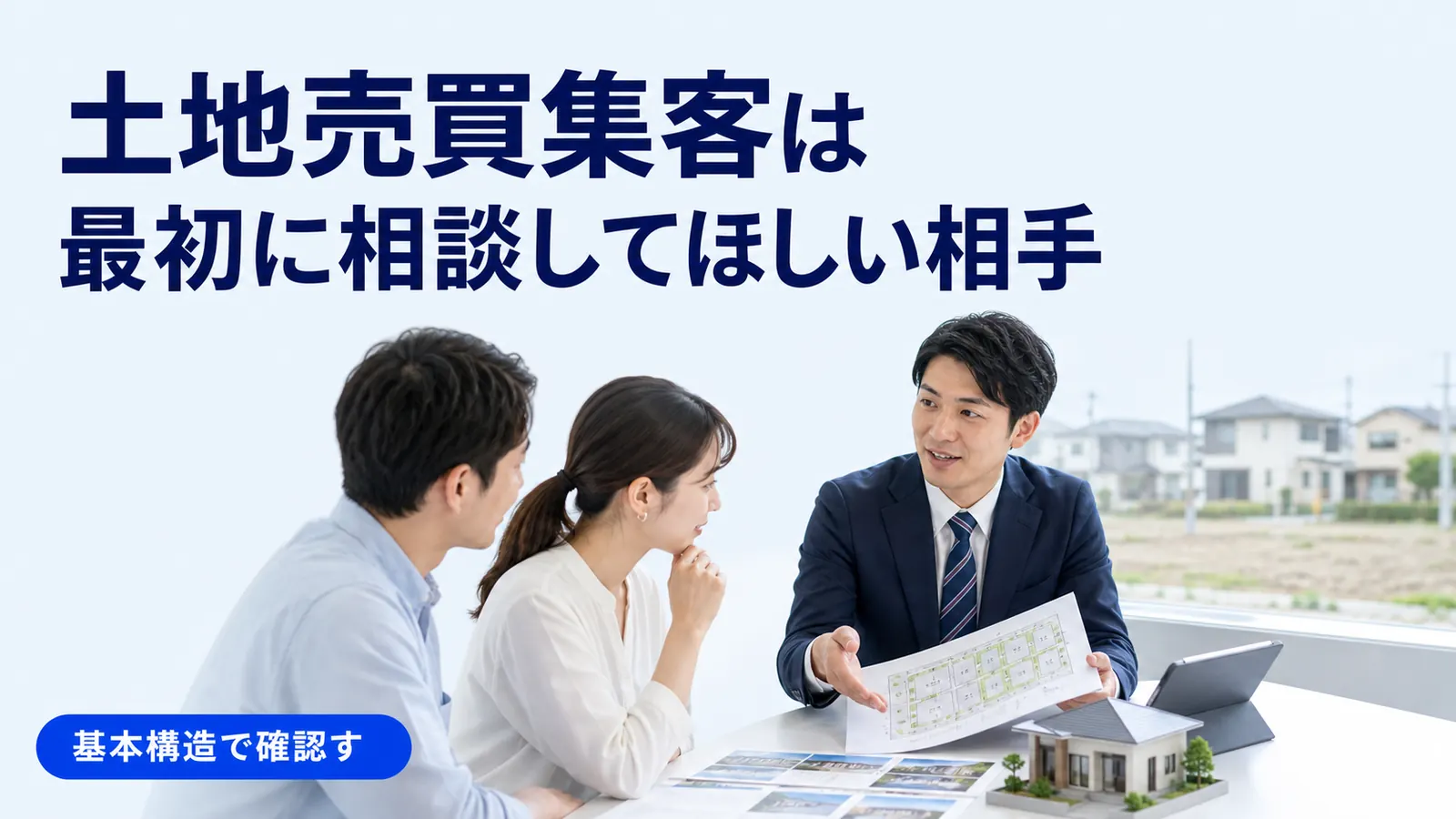 土地売買集客は最初に相談してほしい相手